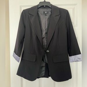 Women’s 3/4 Sleeve Black Blazer Jacket